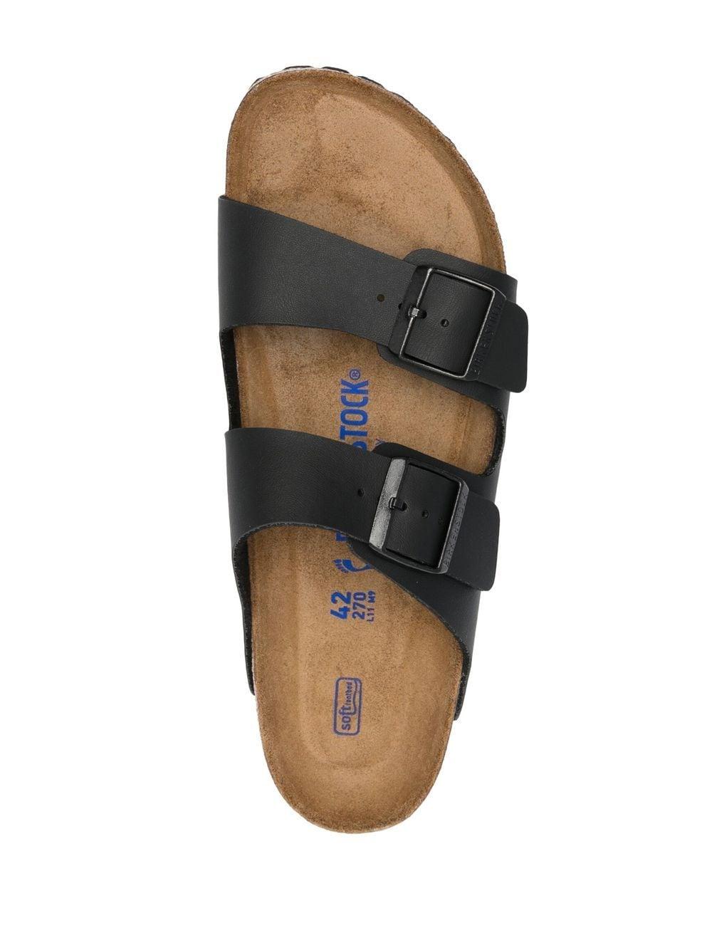 Birkenstock Arizona Birko-flor Sandals in Black | Lyst