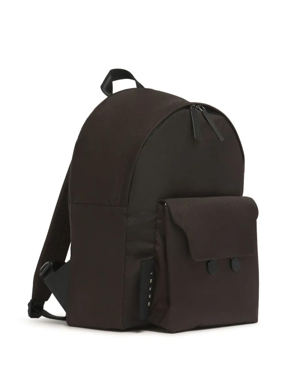 ★MARNI★2024FW 新作★Bead leather backpack black Black Cityscape backpack | Marni