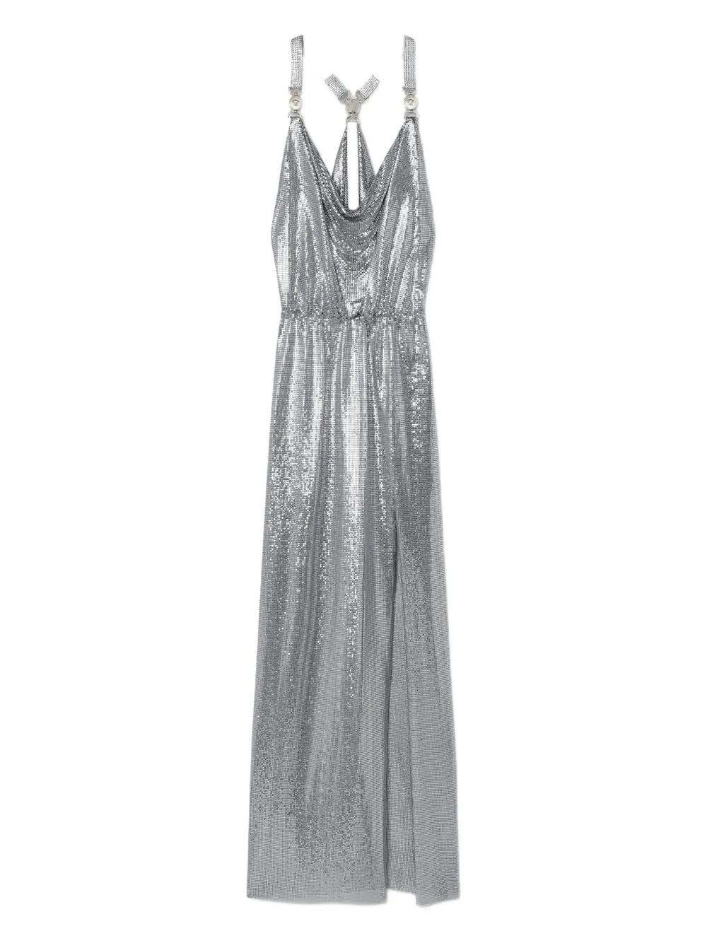 ワンピース VERSACE LONG DRESS WITH RING NECKLINE Versace Long Dress With Ring Neckline | italist