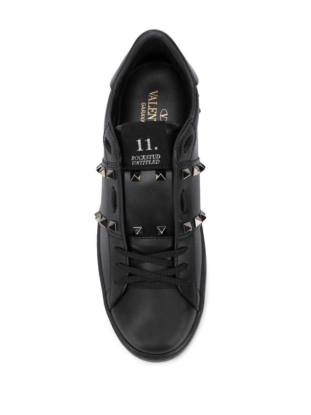 rockstud untitled noir sneaker