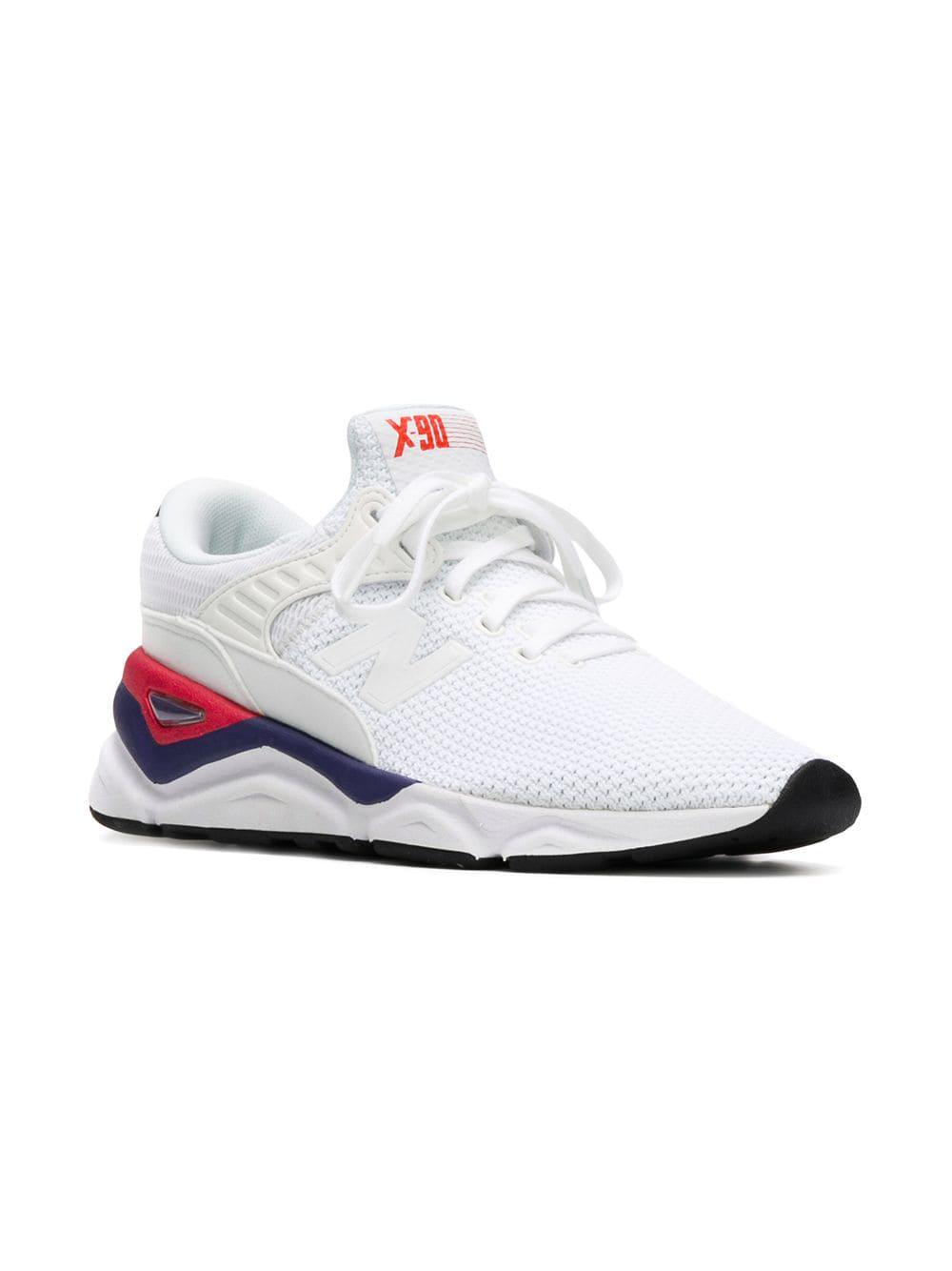 New Balance Synthetic Ws X90 Lifestyle Retro 90s Sneakers in White - Lyst