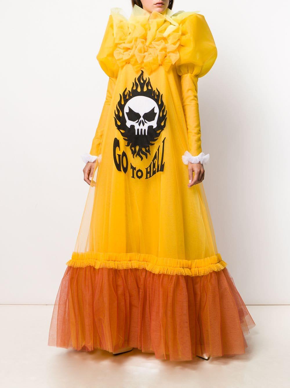 Viktor Rolf Go To Hell Tulle Gown In Yellow Lyst Viktor Rolf Go To Hell Tulle Gown In Yellow Lyst