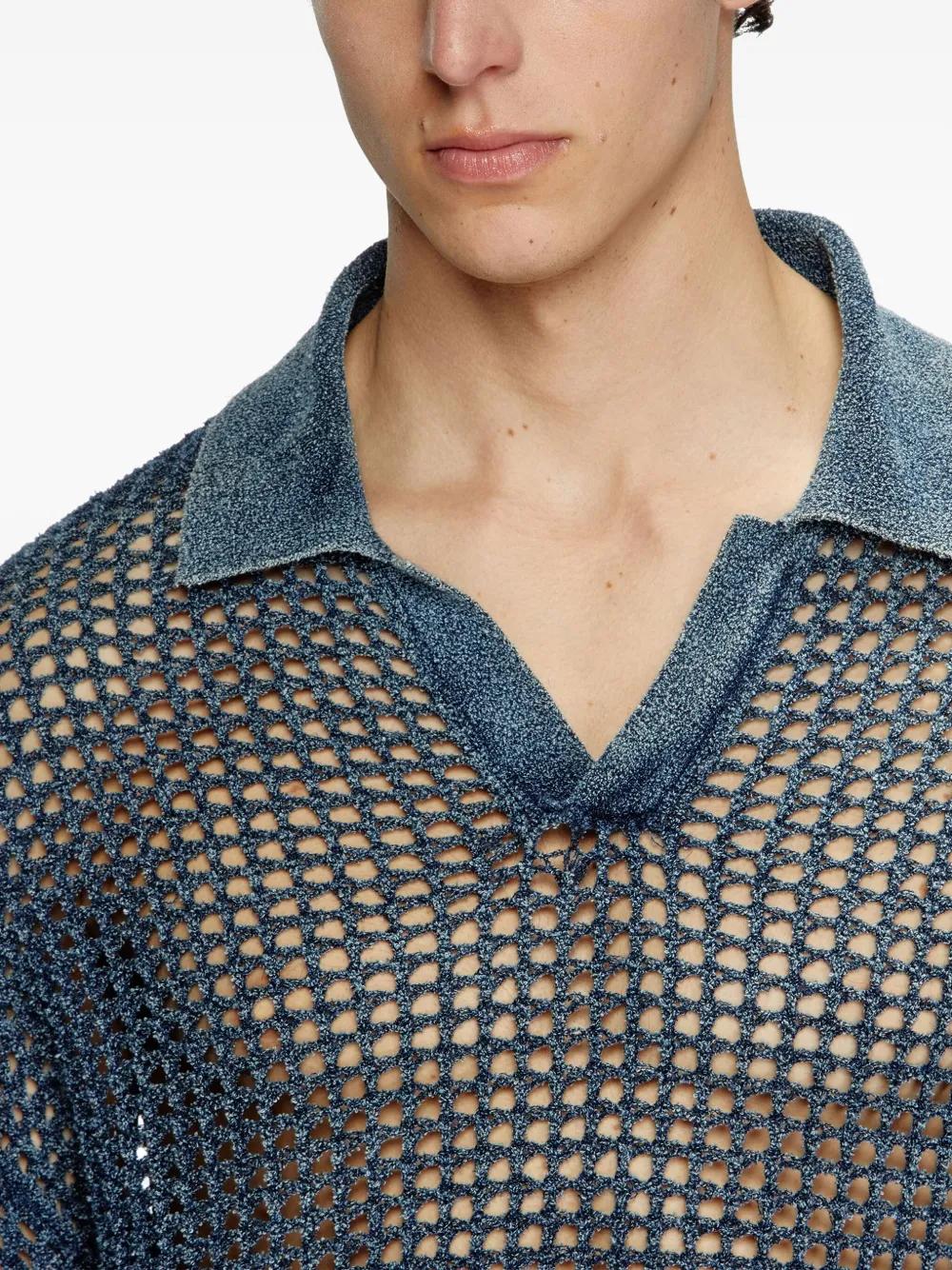 DIESEL ブルー K-Squared ニットポロシャツ メンズ DIESEL K-square ポロシャツ ブルー | Lyst