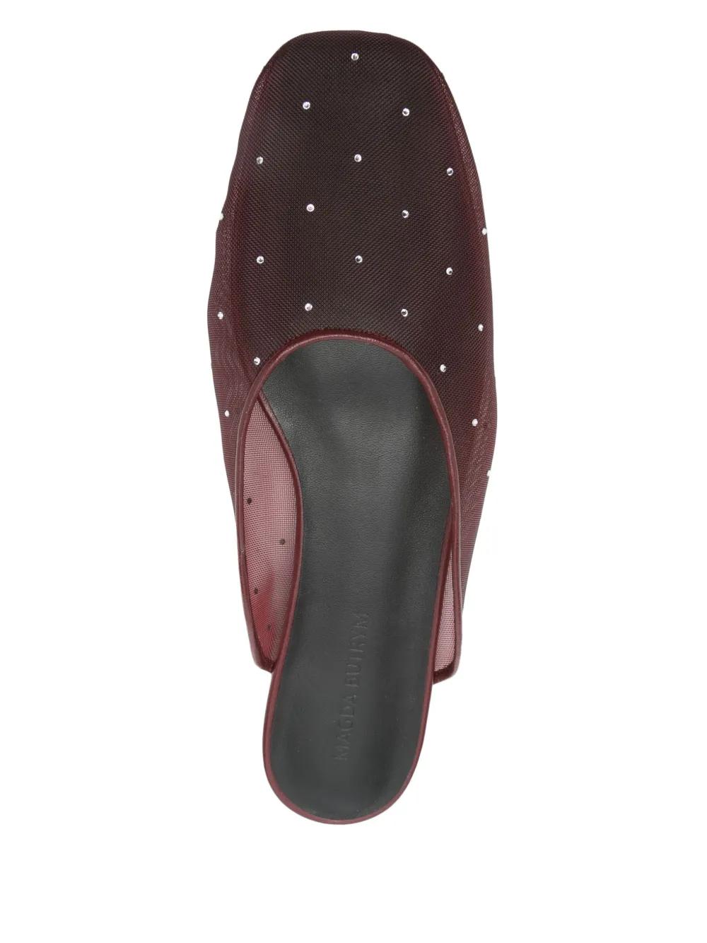 【Magda Butrym】 Embellishedレザーバレエフラット レディース Magda Butrym バレエフラット & バレエシューズ