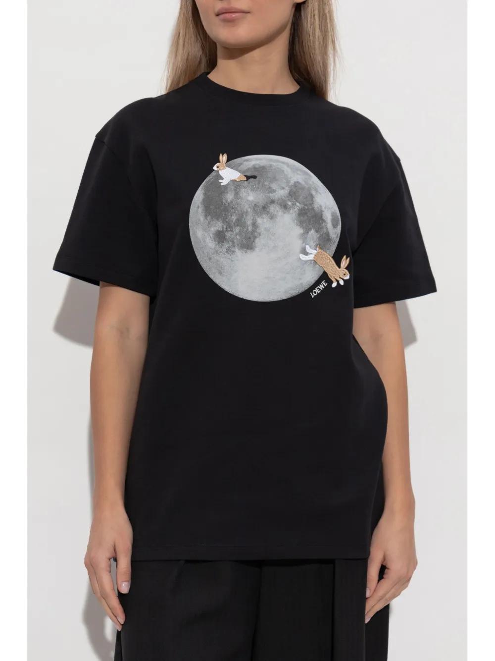 【Suna Fujitaコラボ】LOEWE◆マッコウクジラ コットン Tシャツ カラバリ/直営店 LOEWE×Suna Fujita リラックスフィットTシャツ