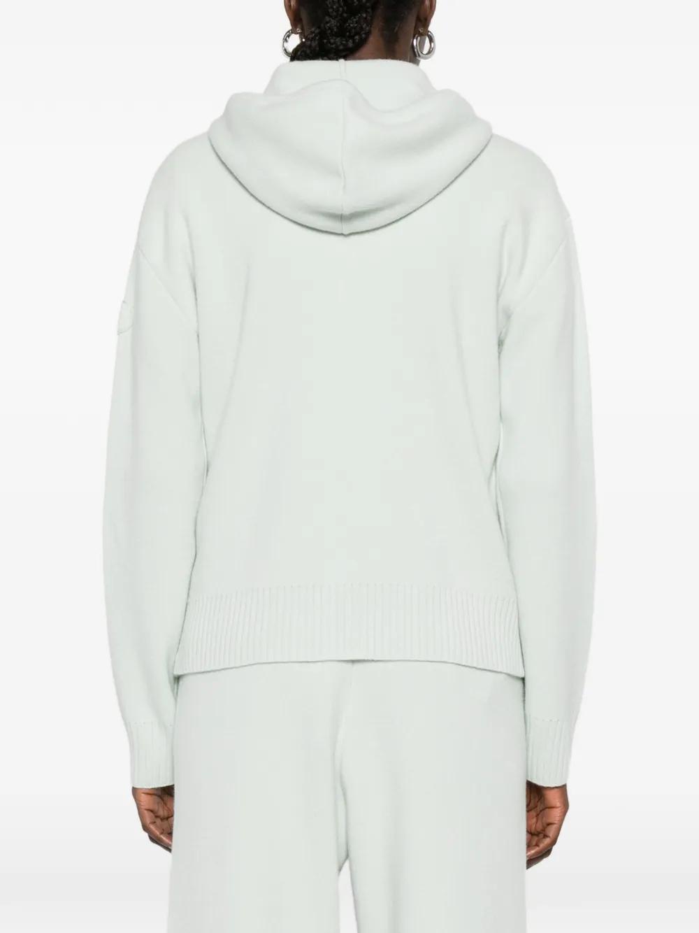 Moncler ジップアップ パーカー ホワイト | Lyst