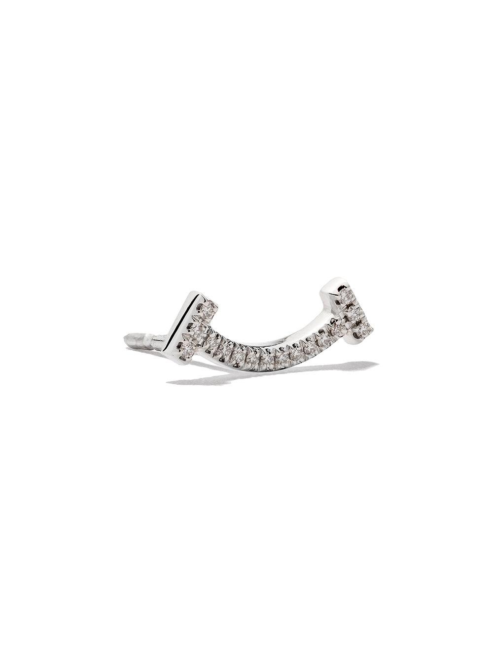 Tiffany smile earrings diamond deals