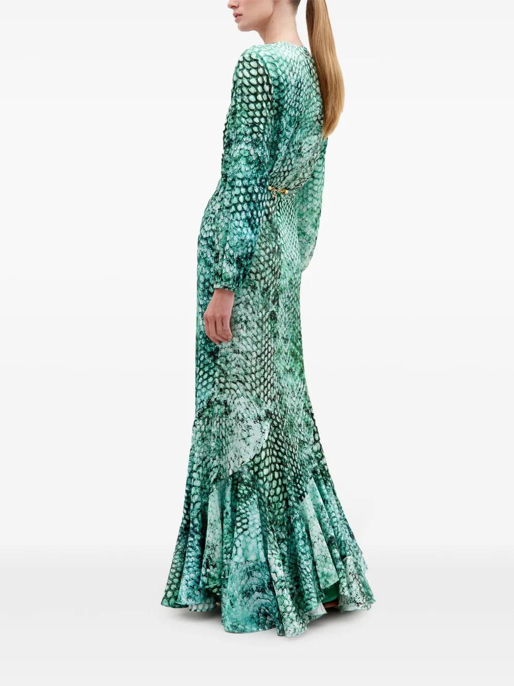 layered tulle formal dress Glitter-Tulle Colette Long Prom Ball Gown