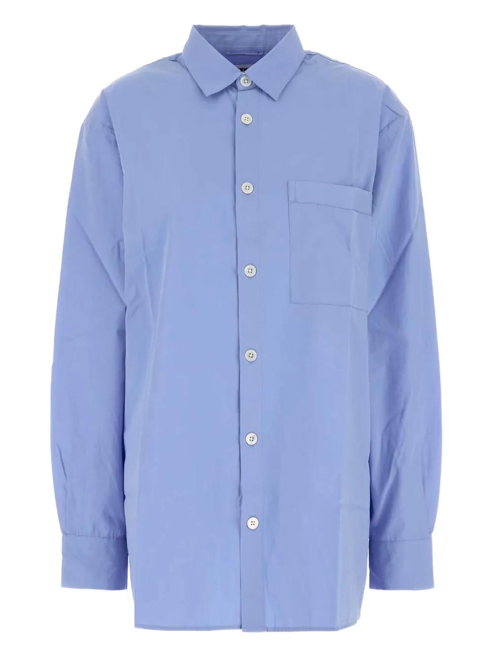ブラウス シャツ 「TEKLA」Long-sleeved shirts レディース Poplin pyjamas – long-sleeved shirt – Coffee | Tekla Fabrics