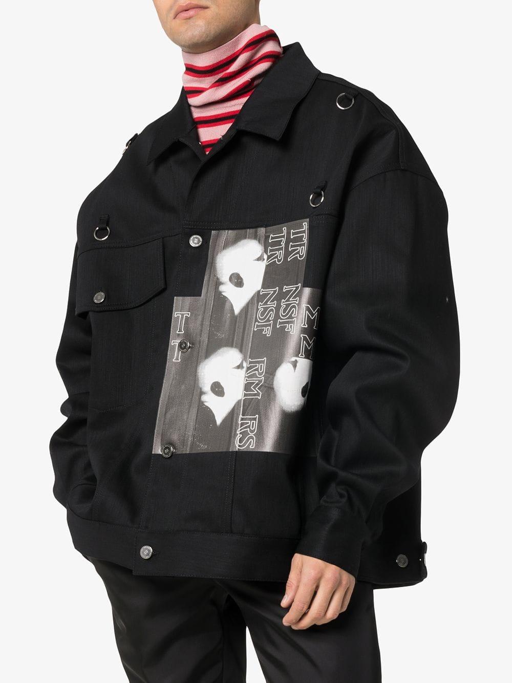raf simons jean jacket