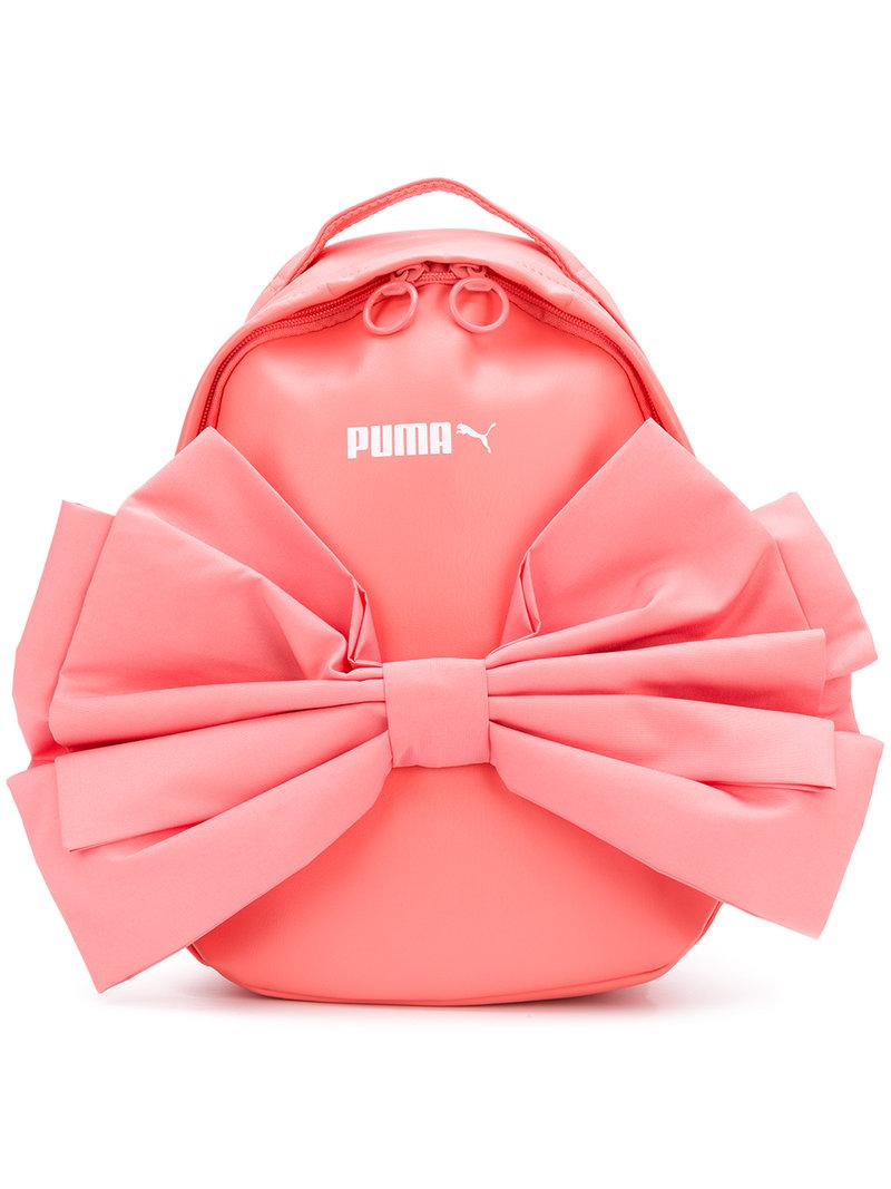 PUMA Bow Backpack in Pink \u0026 Purple 