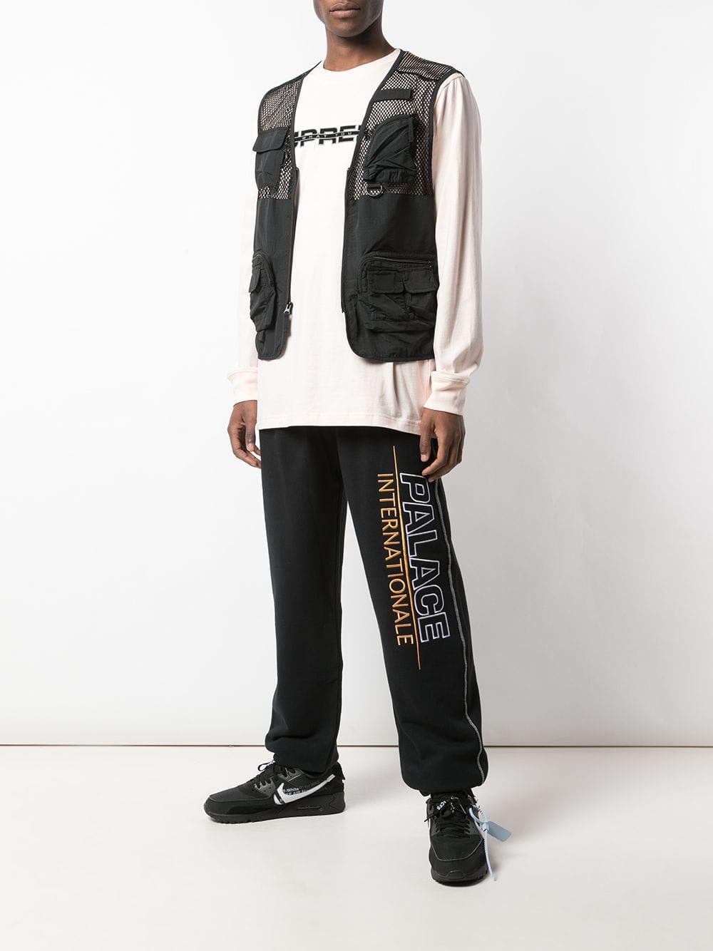 Utility Vest Black Cargo Vest Supreme Supreme】 15aw Nylon Cargo