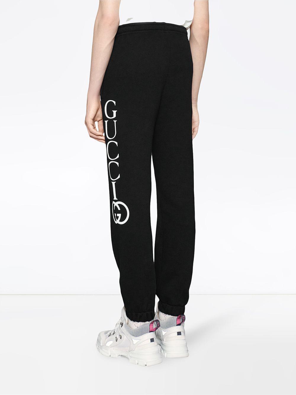 gucci canvas jogging pants