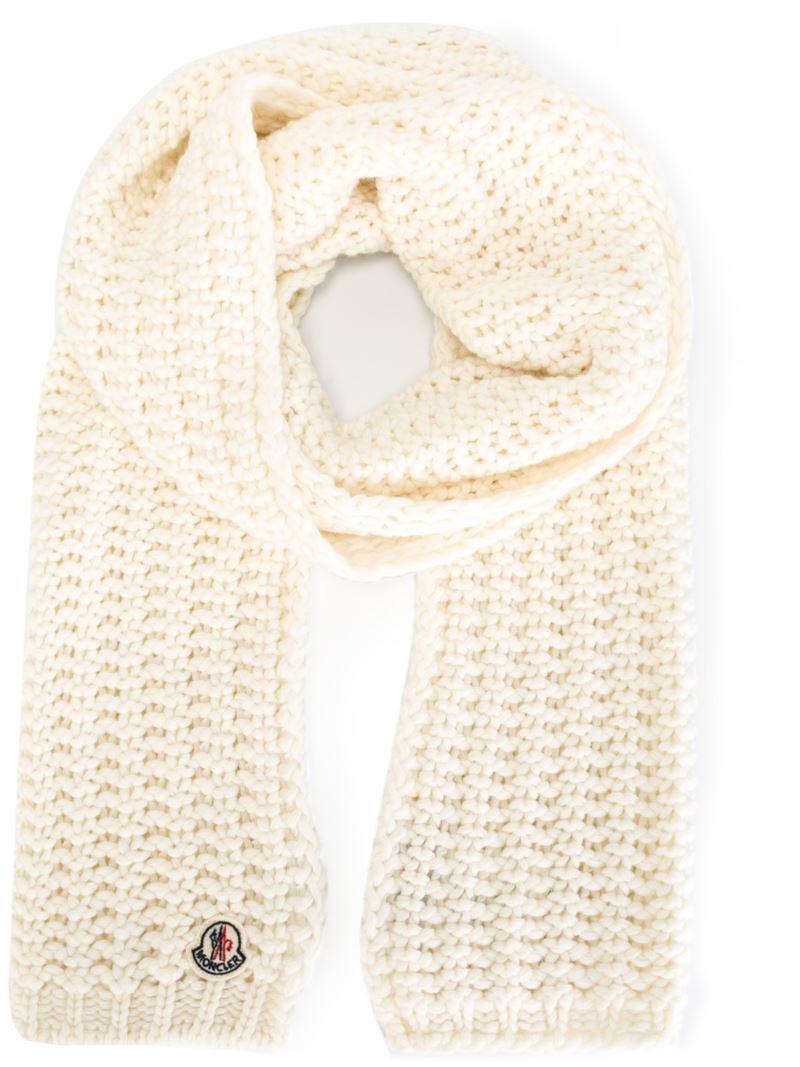 Moncler scarf white Clearance