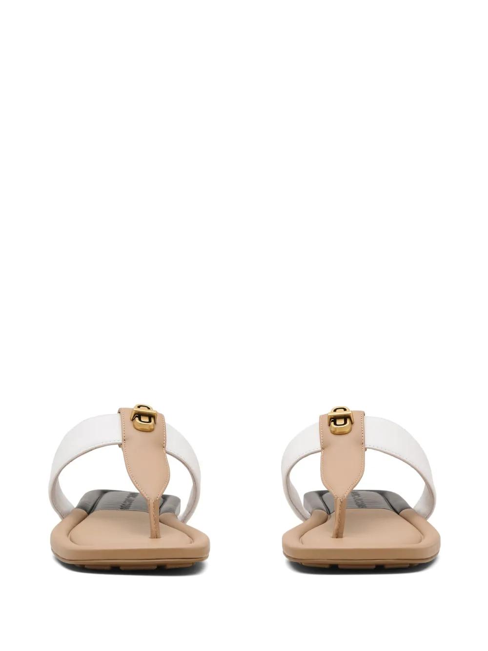 Marc Jacobs The Dual T Sandals in Natural | Lyst