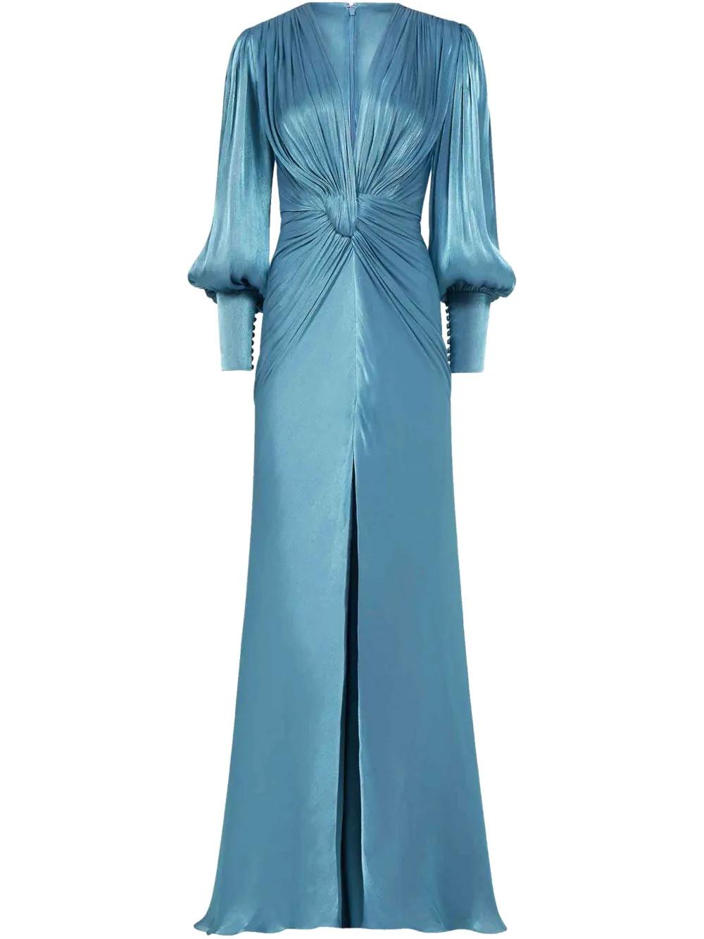 Costarellos Adelia Maxi Dress in Blue | Lyst