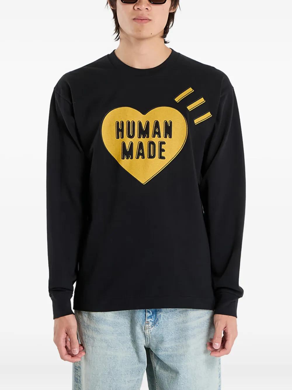 トップス HUMAN MADE Thermal L/S T-Shirt Black GRAPHIC L/S T-SHIRT