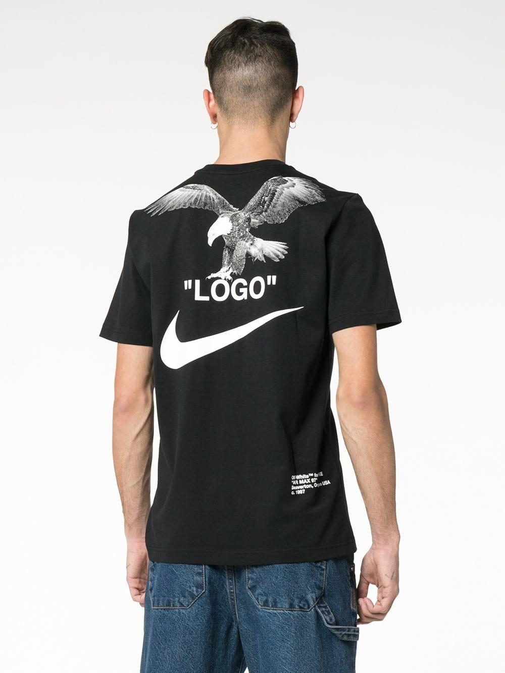 Nike X Off-white Tuxedo Print T-shirt 