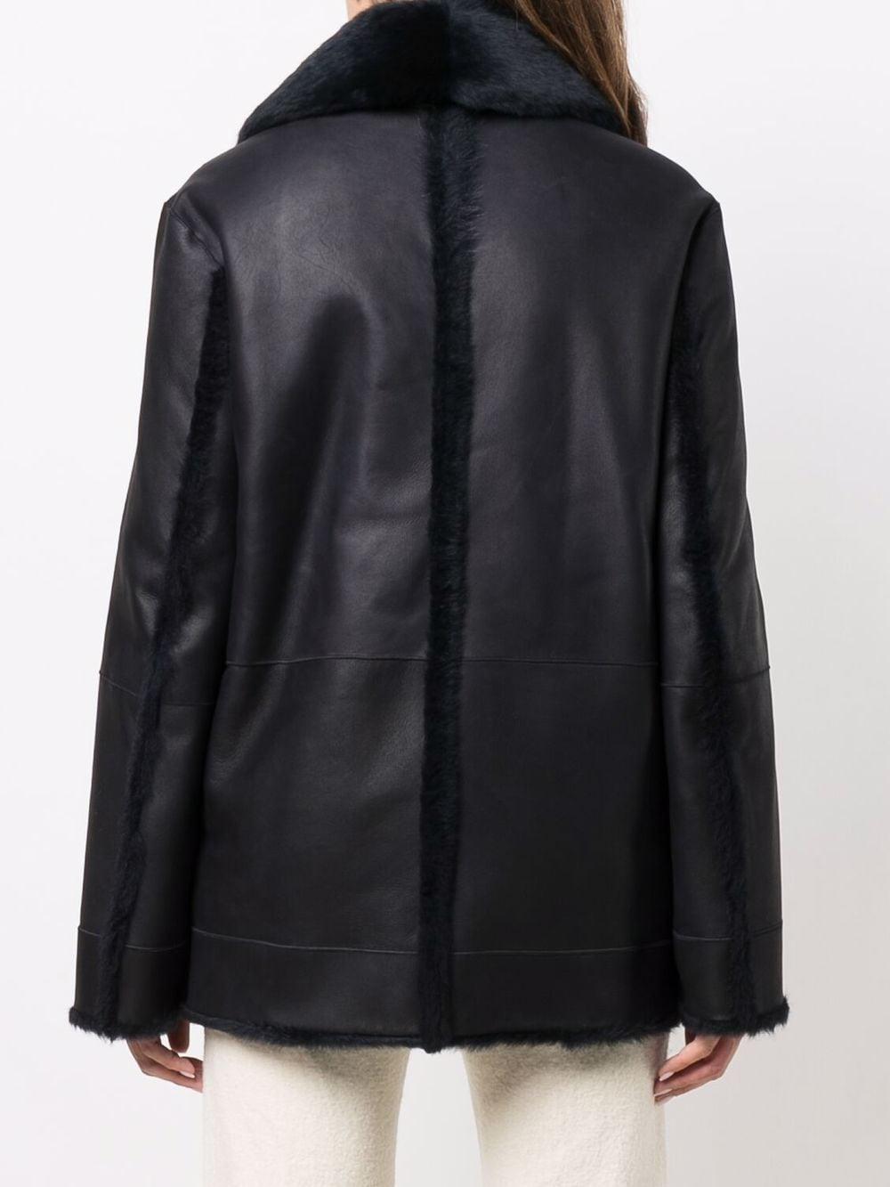 jil sander shearling coat