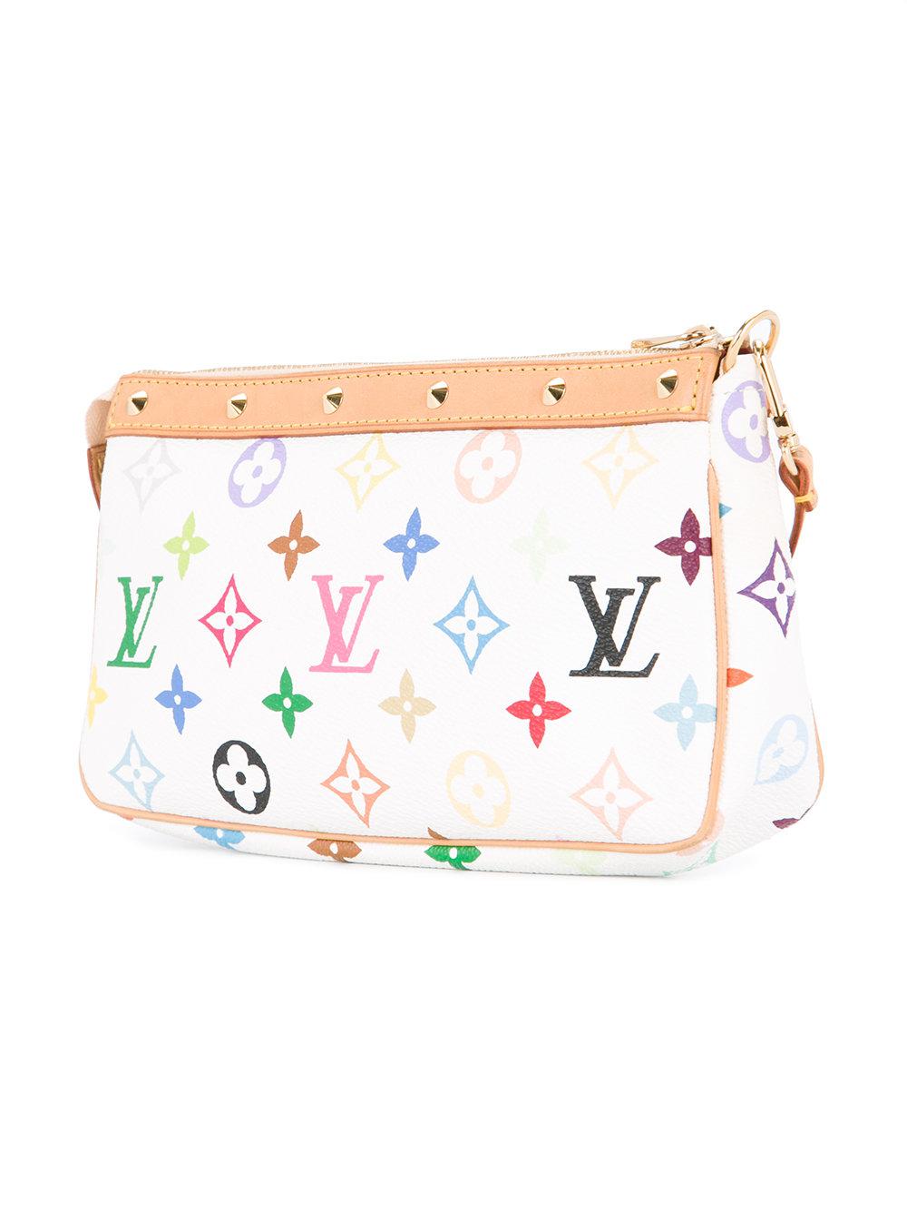 Bolso de mano con monograma Louis Vuitton de color Blanco | Lyst
