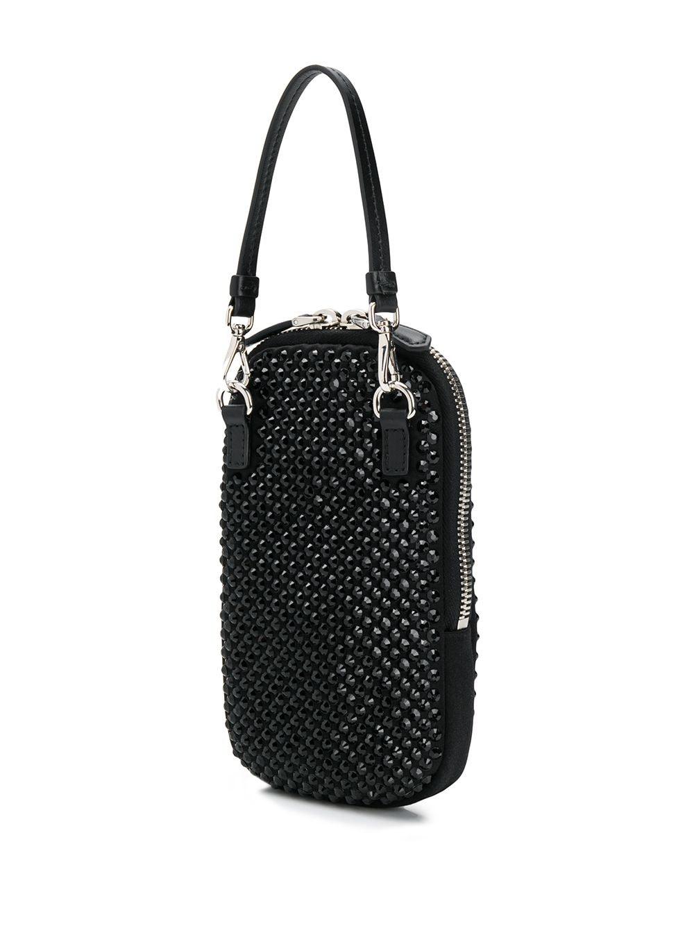 Prada Crystal Mini Bag in Black