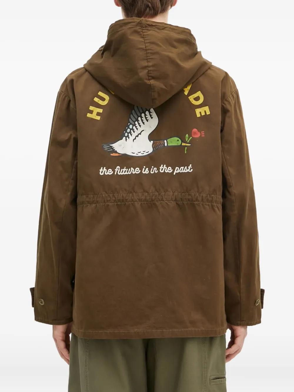 新品！Human Made Military Hooded Coat Brown Brown Human Made Jackets for Men | Lyst