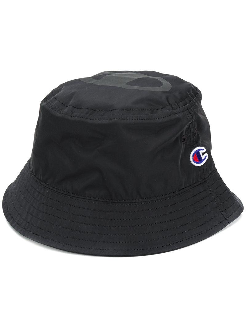 Cappello a secchiello da Uomo di Champion in Nero | Lyst
