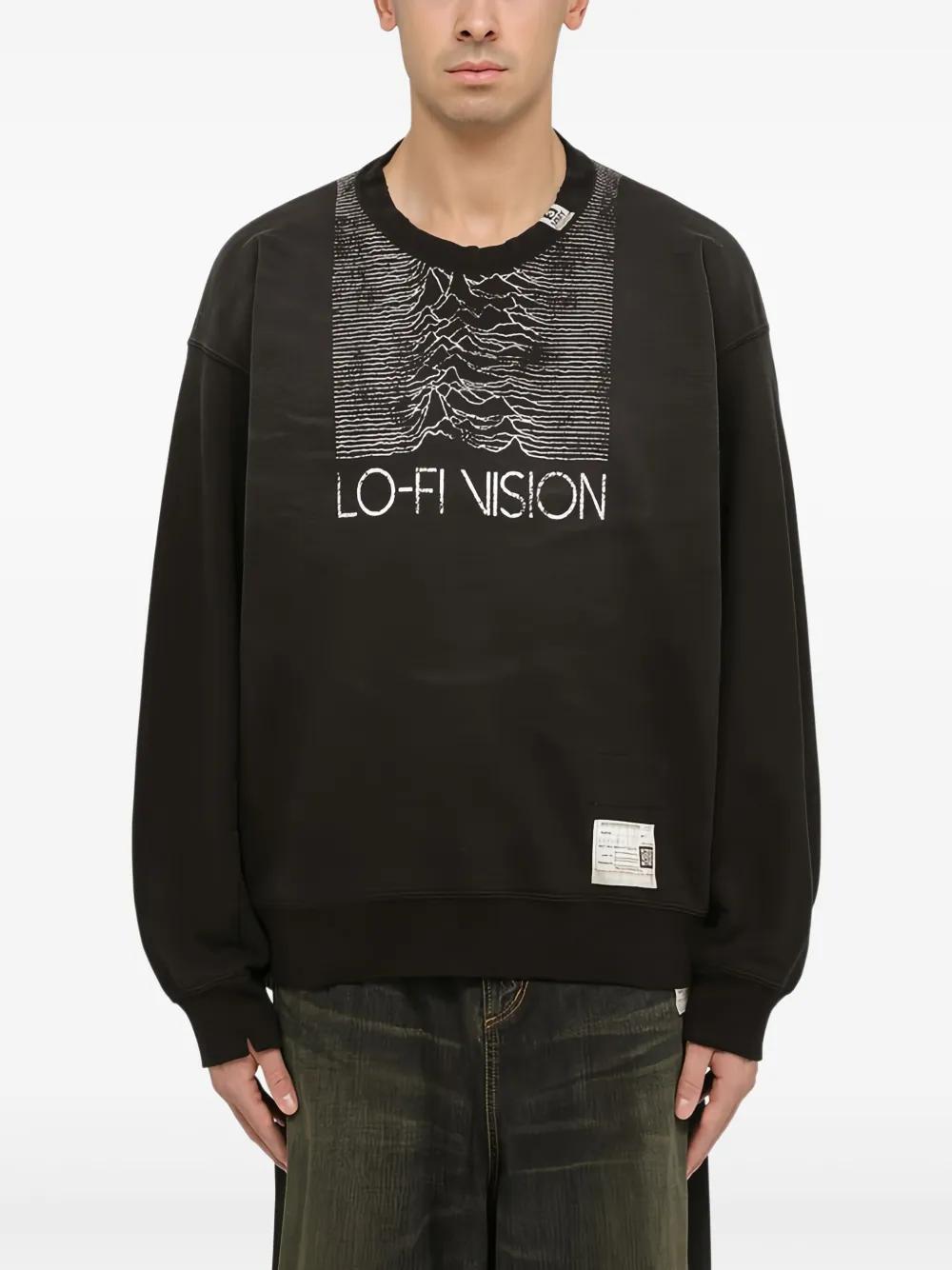 スウェット・トレーナー MIHARAYASUHIRO Charcoal Cotton Oversize Sweatshirt Maison Mihara Yasuhiro Activewear for Men | Online Sale up