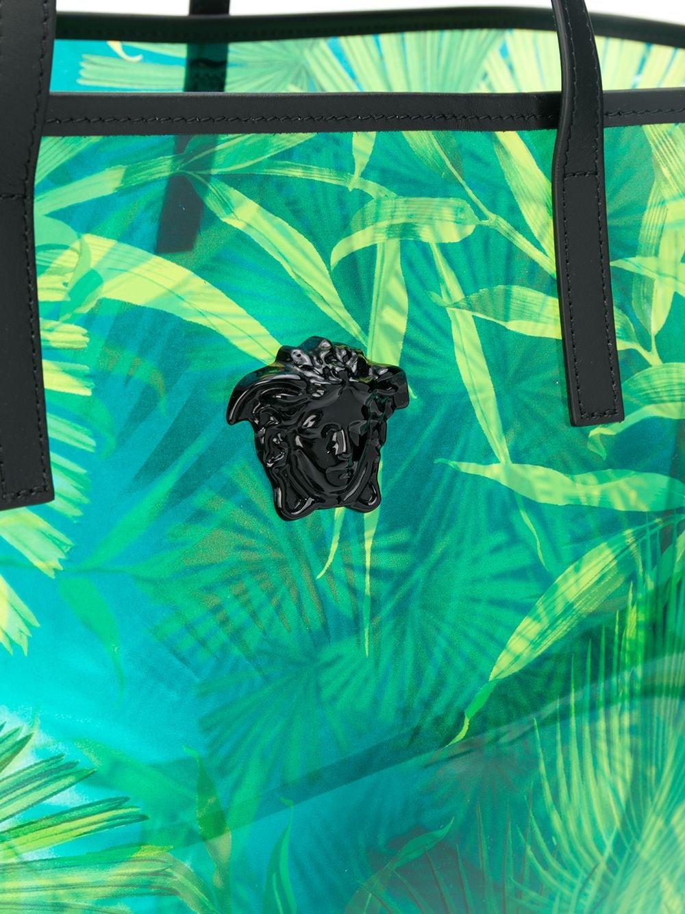 Versace jungle online print tote bag
