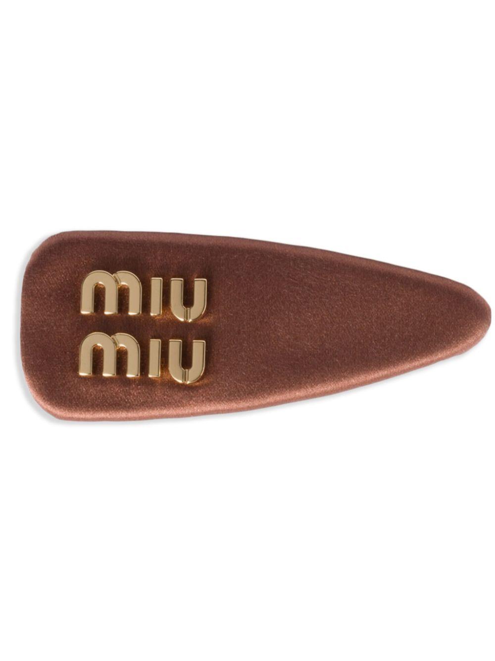 miumiu* ミュウミュウシュシュ ボロい ヘアゴム ブラウン