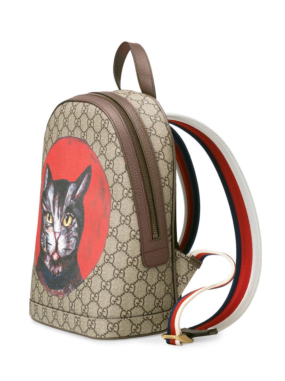 gucci cat backpack
