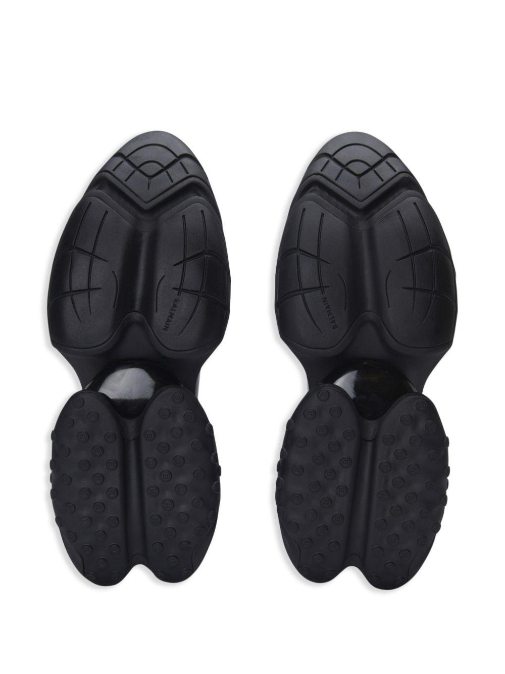 Balmain メンズ ブラック Unicorn ローファー スリッポンシューズ 