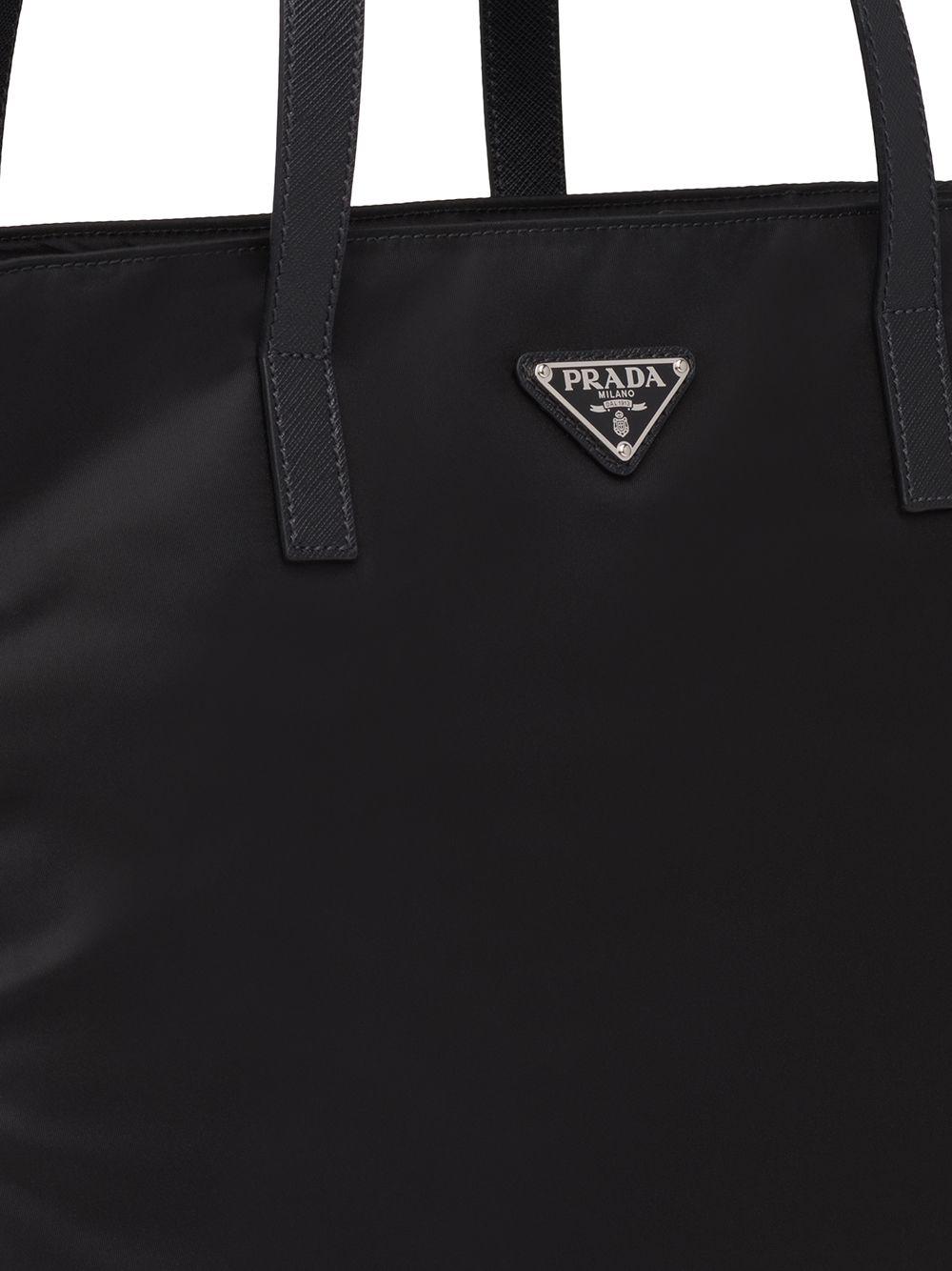 Prada Synthetic Nylon Tote Bag in Black for Men | Lyst