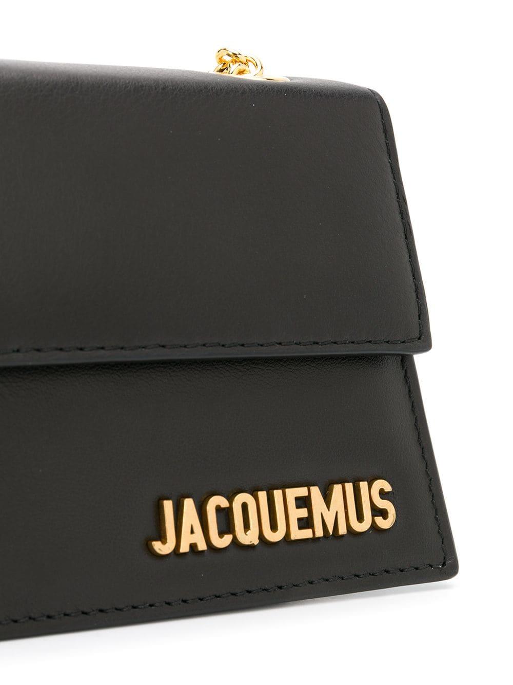 Jacquemus Mini Chain Cross Body Bag in Black | Lyst