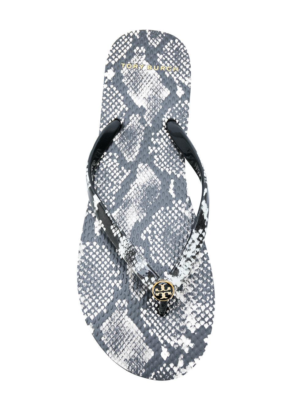 tory burch snake print sandals