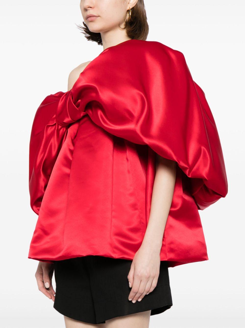 その他 Bow Tail T Shirt - Simone Rocha - Synthetic - Red Simone Rocha: Red Bow Tail Easy T-shirt | SSENSE 대한민국