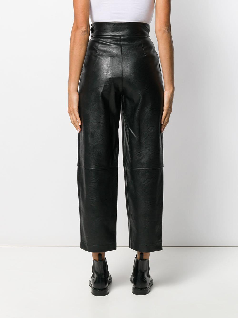 set leather pants