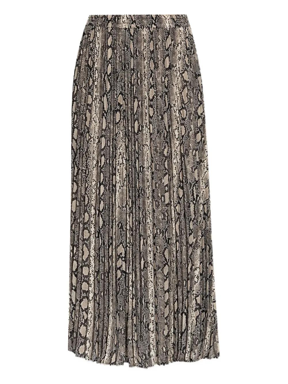 【関税&送料込】Michael By Michael Kors Printed Crepe Skirt Stretch Crepe Belted Mini Skirt | Michael Kors [US]