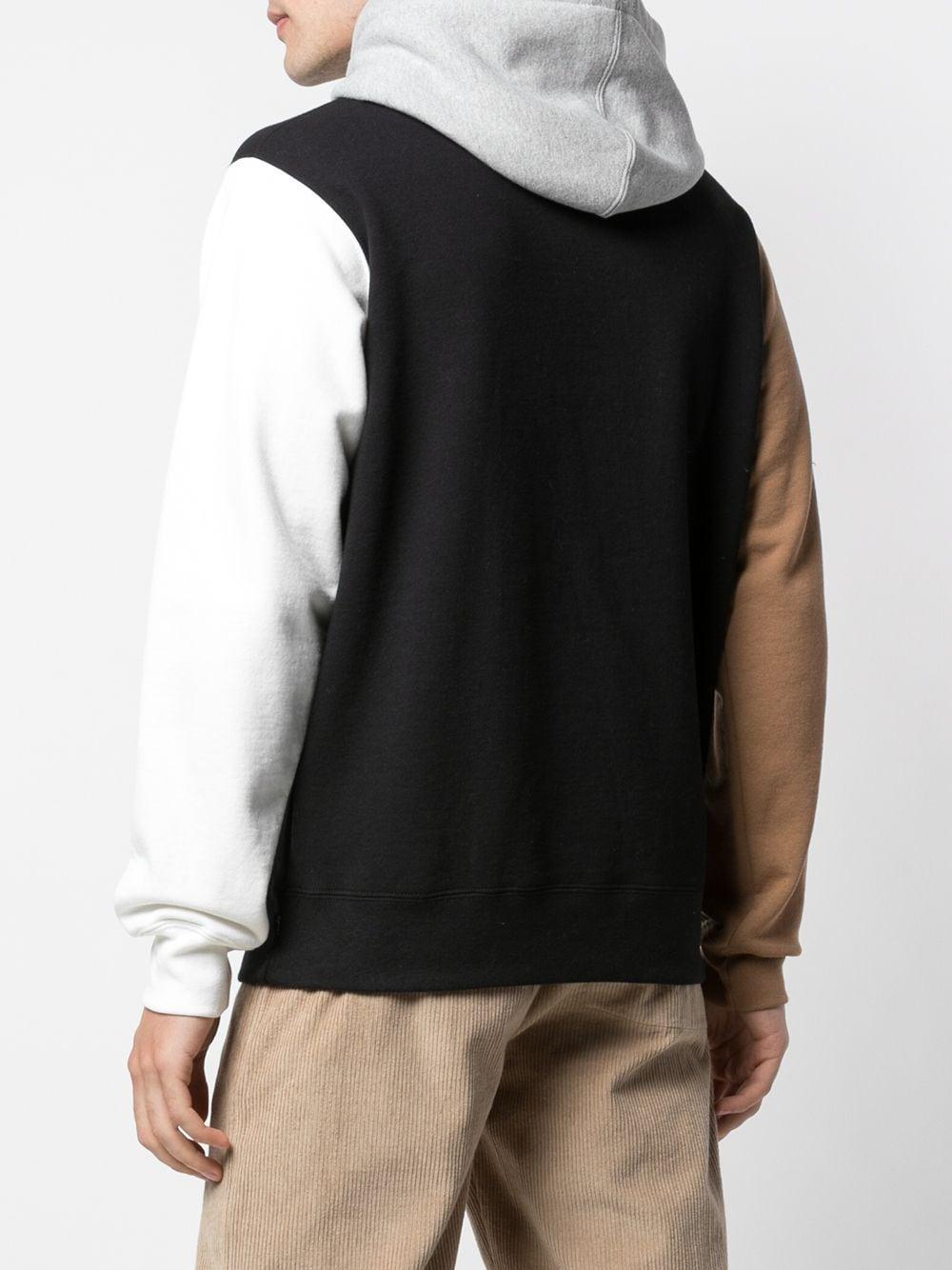 s logo colorblocked hooded sweatshirt supreme