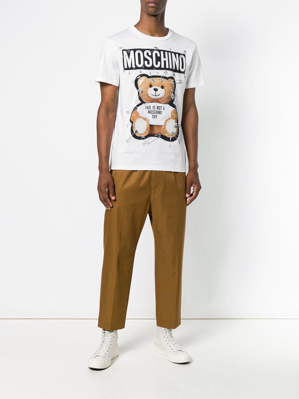 Manfinity Hombres Camiseta con estampado de oso