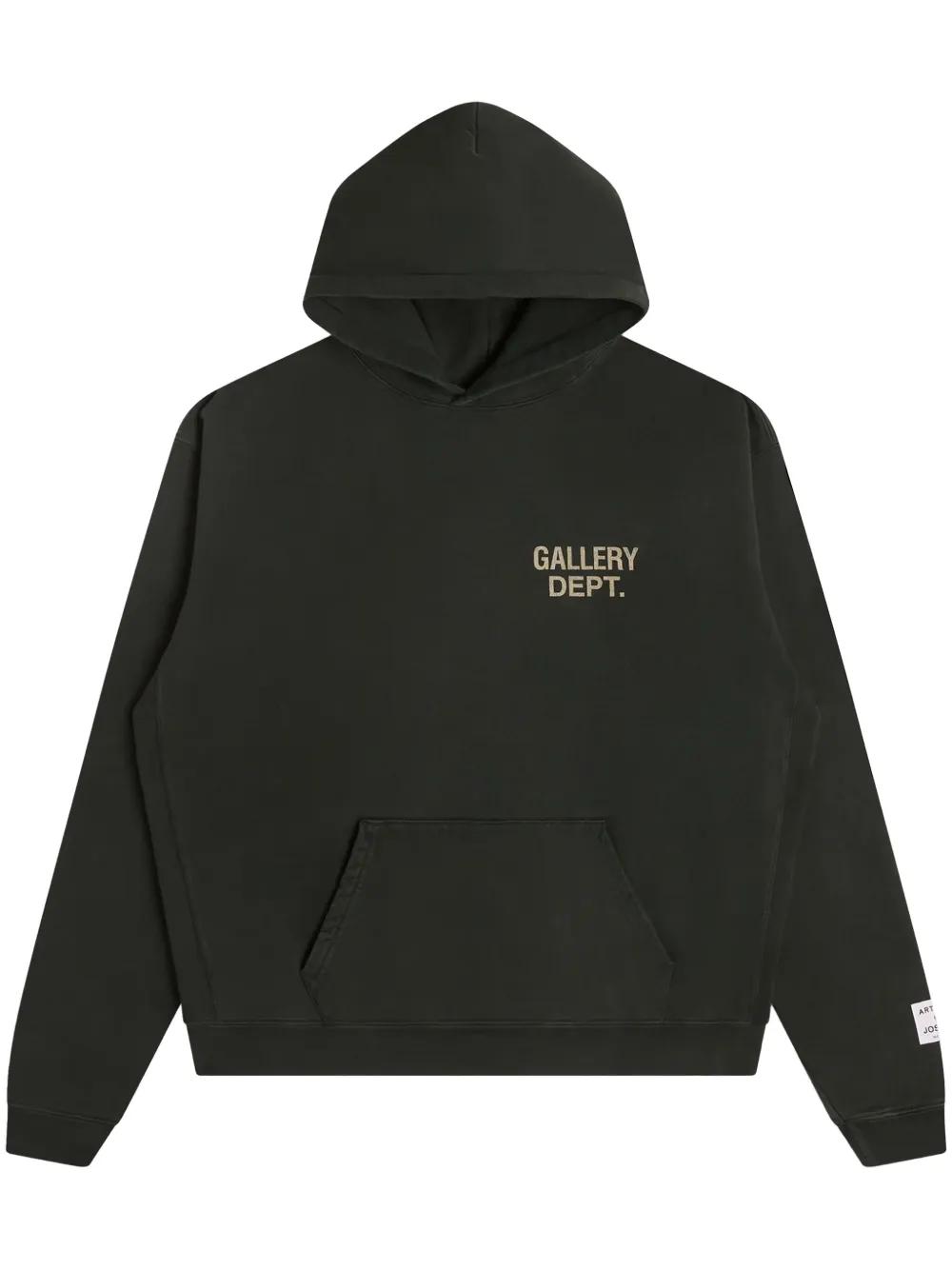 GALLERY DEPT. | PAINTED LOGO HOOIDE BLACK ペイント フーディ GALLERY DEPT. Hoodies for Men | Online Sale up to 50% off