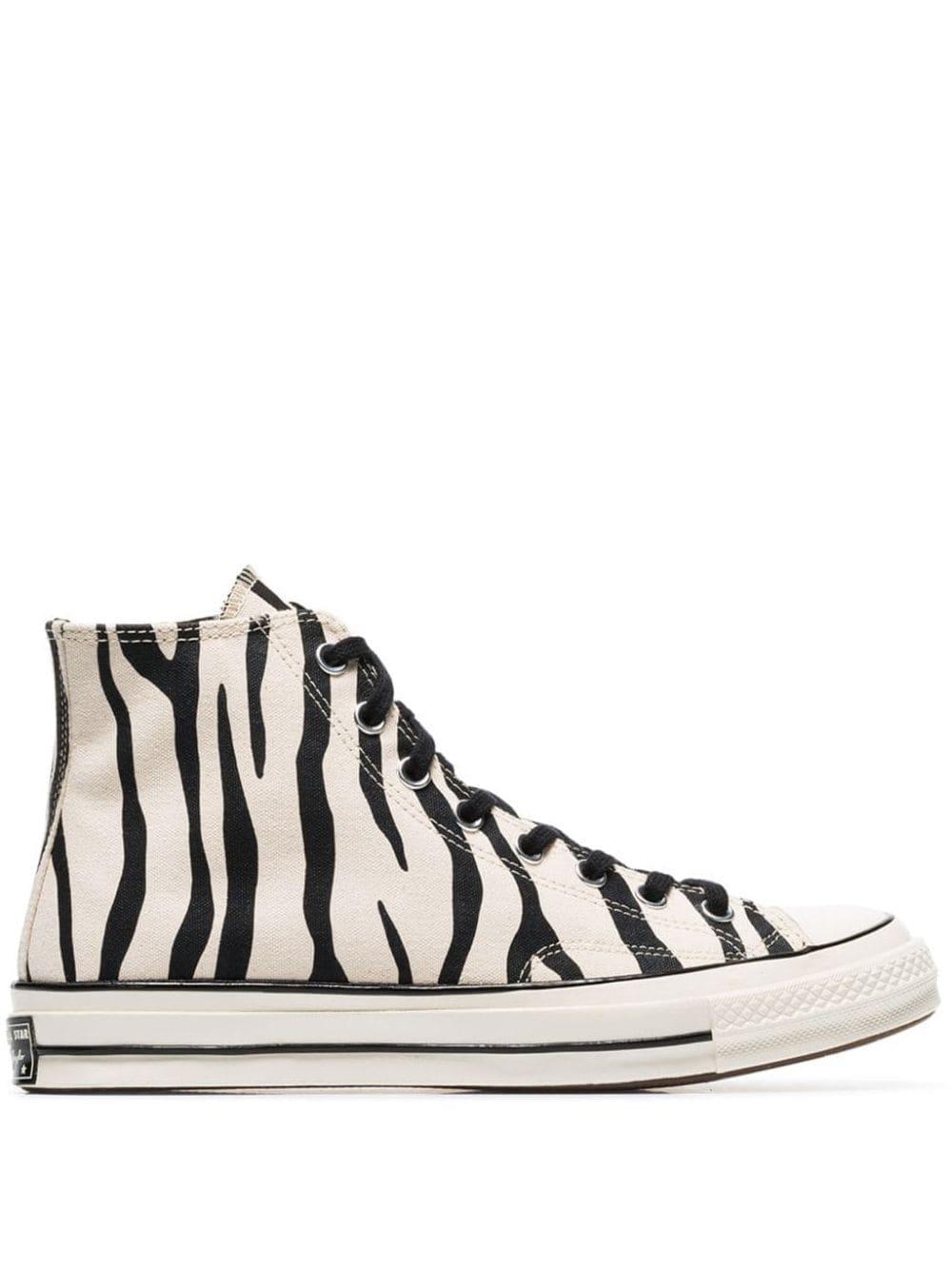 Converse Canvas Black And White Chuck Taylor All Stars 70s Zebra Print  High-top Sneakers for Men - Lyst