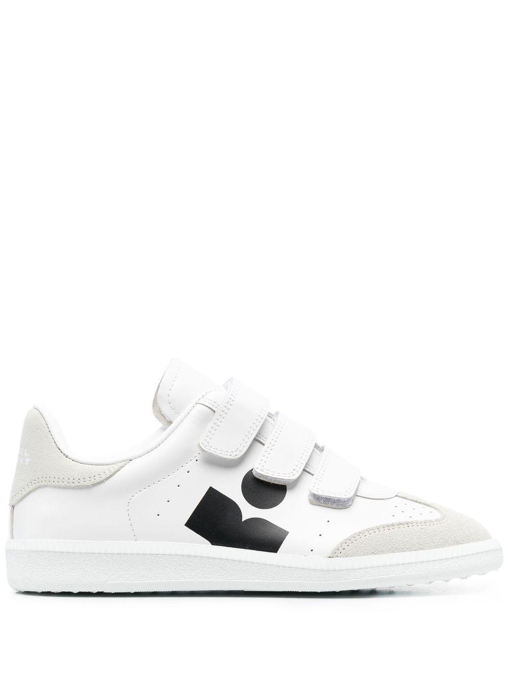 Aanval Verwisselbaar Voorganger Isabel Marant Sneakers Met Klittenband in het Wit | Lyst NL