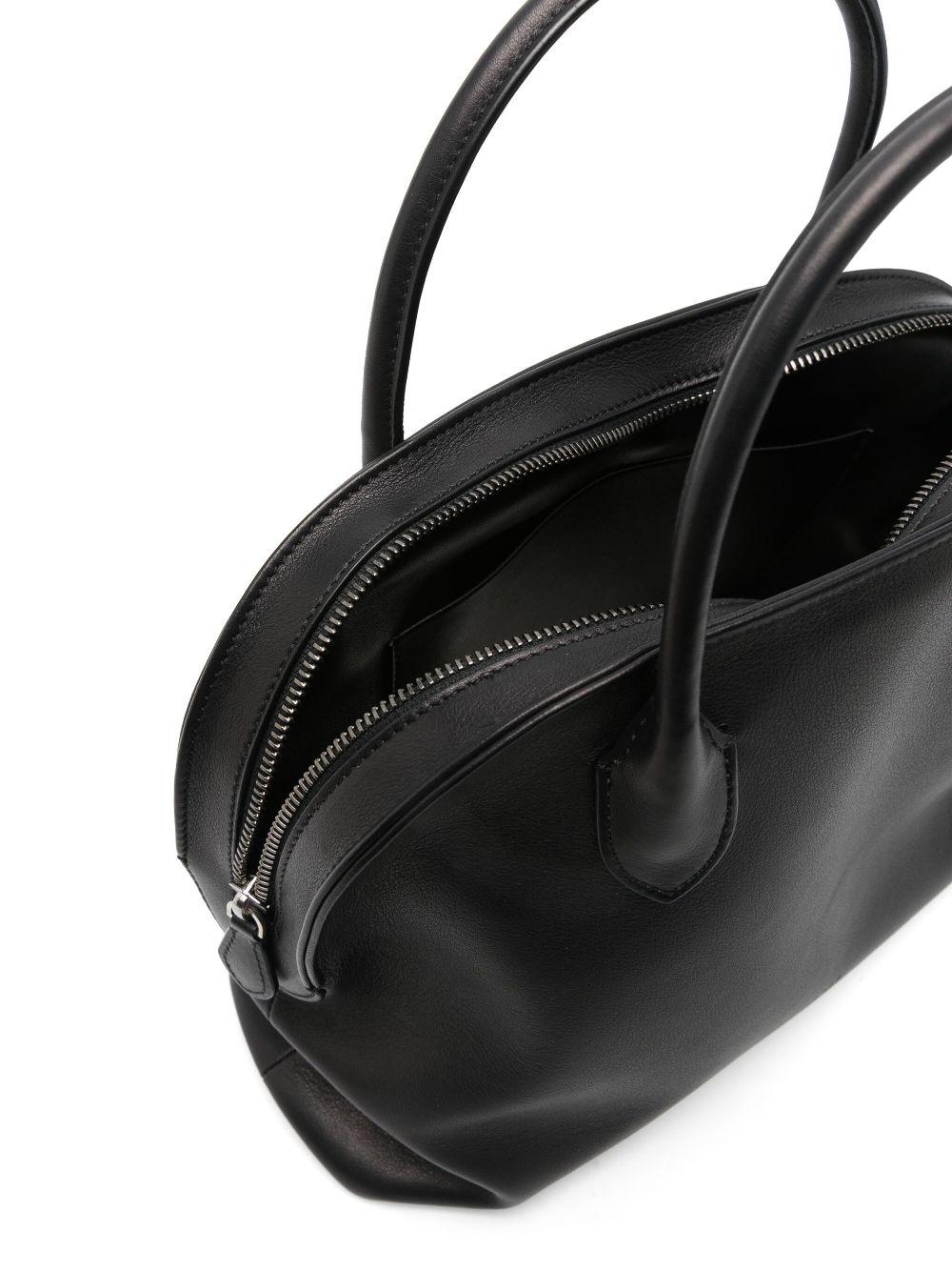 The Row Agnes Tote Bag in Black | Lyst