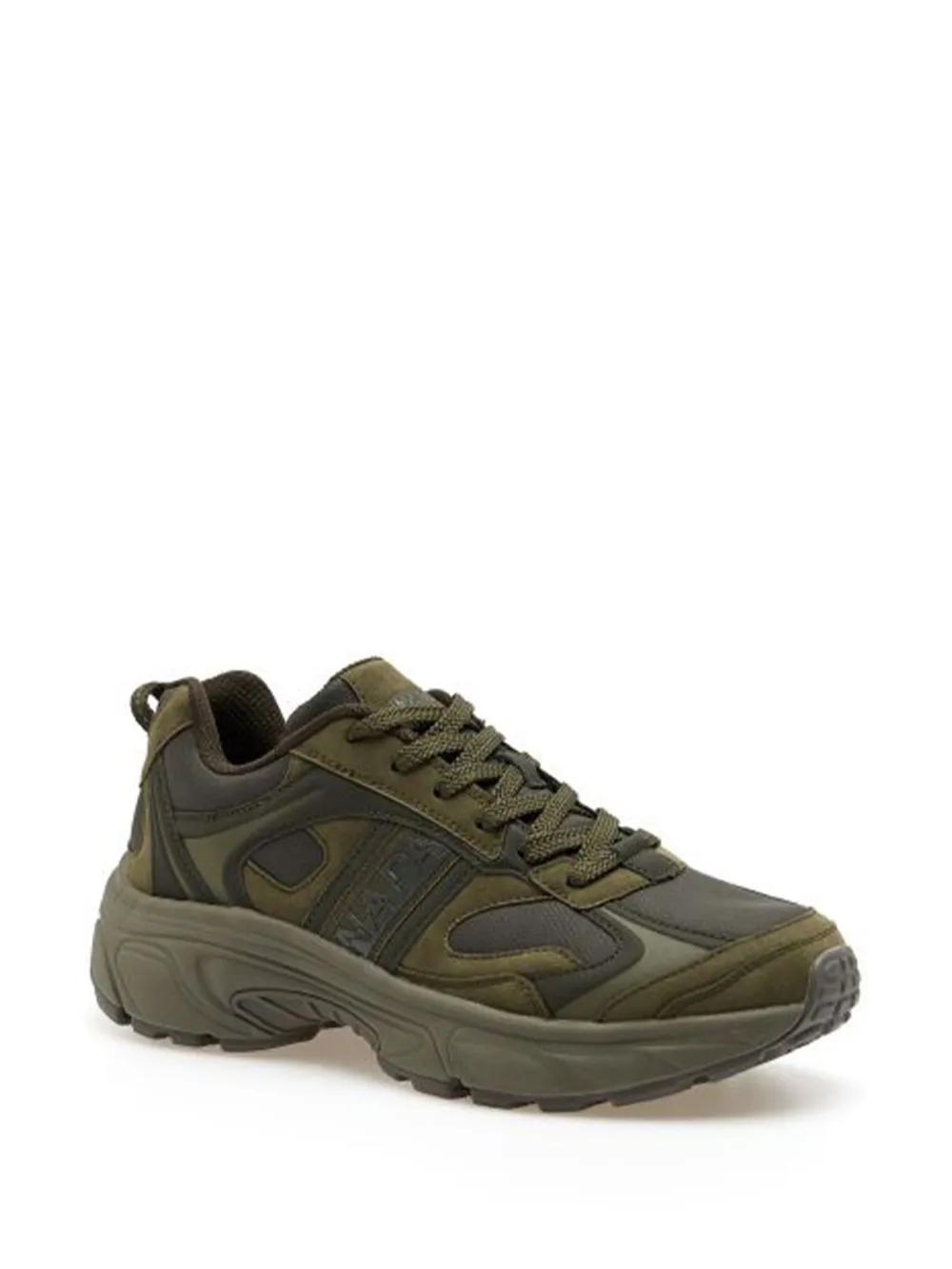 Napapijri Delta Panelled Sneakers in Green for Men | Lyst display picture 3