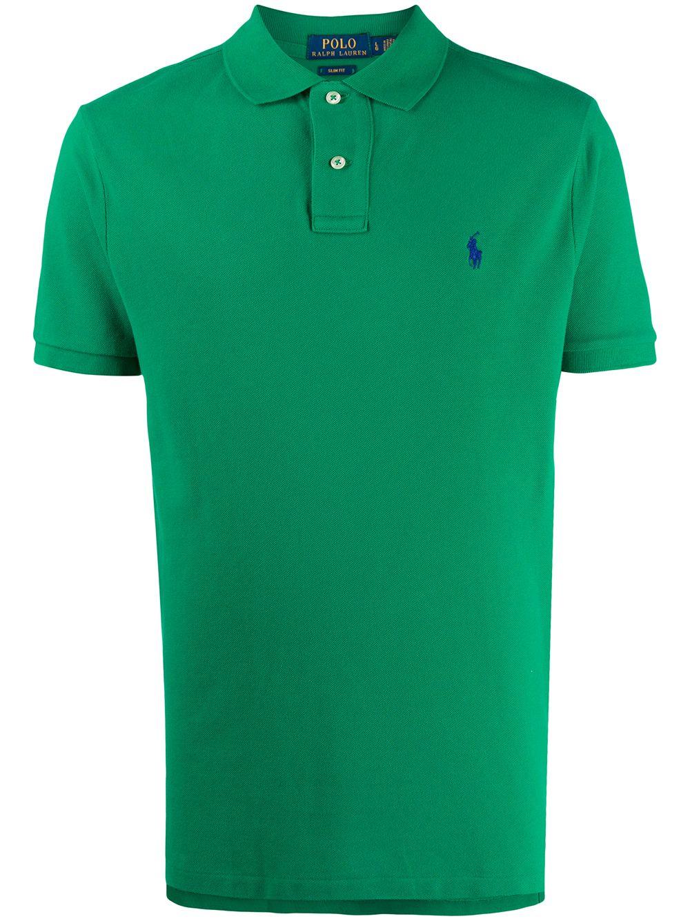 Polo Ralph Lauren Cotton Big Pony Logo Polo Shirt in Green for Men - Lyst