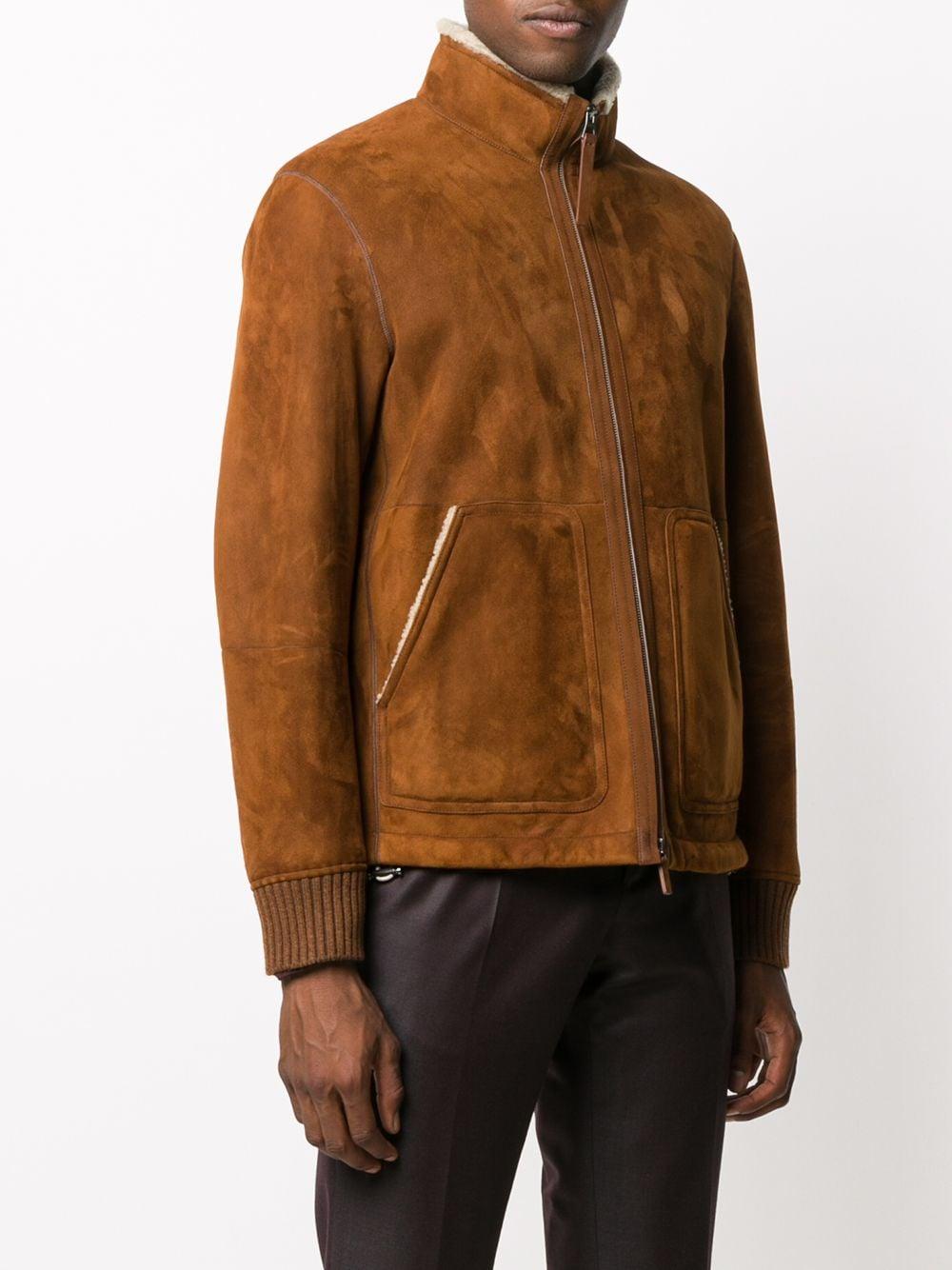 zegna suede jacket