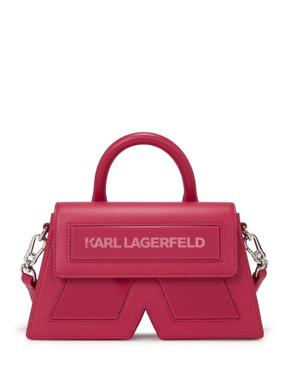 Karl Lagerfeld Ikon K Leather Crossbody Bag in Pink Lyst Canada
