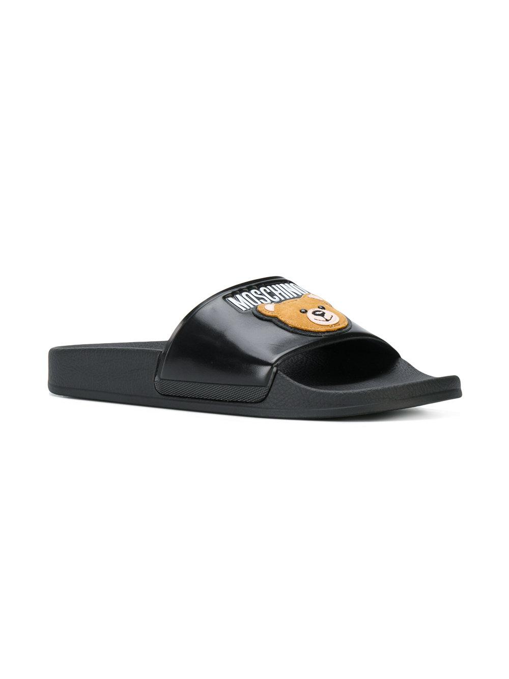 moschino slides on sale