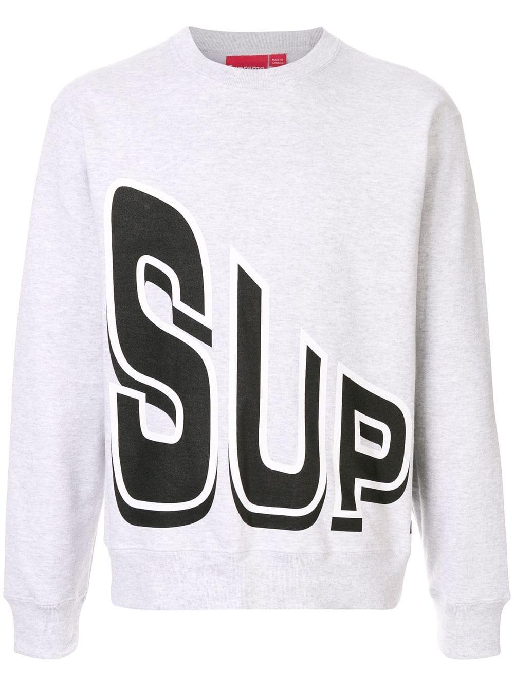 supreme crew neck sweatshirt